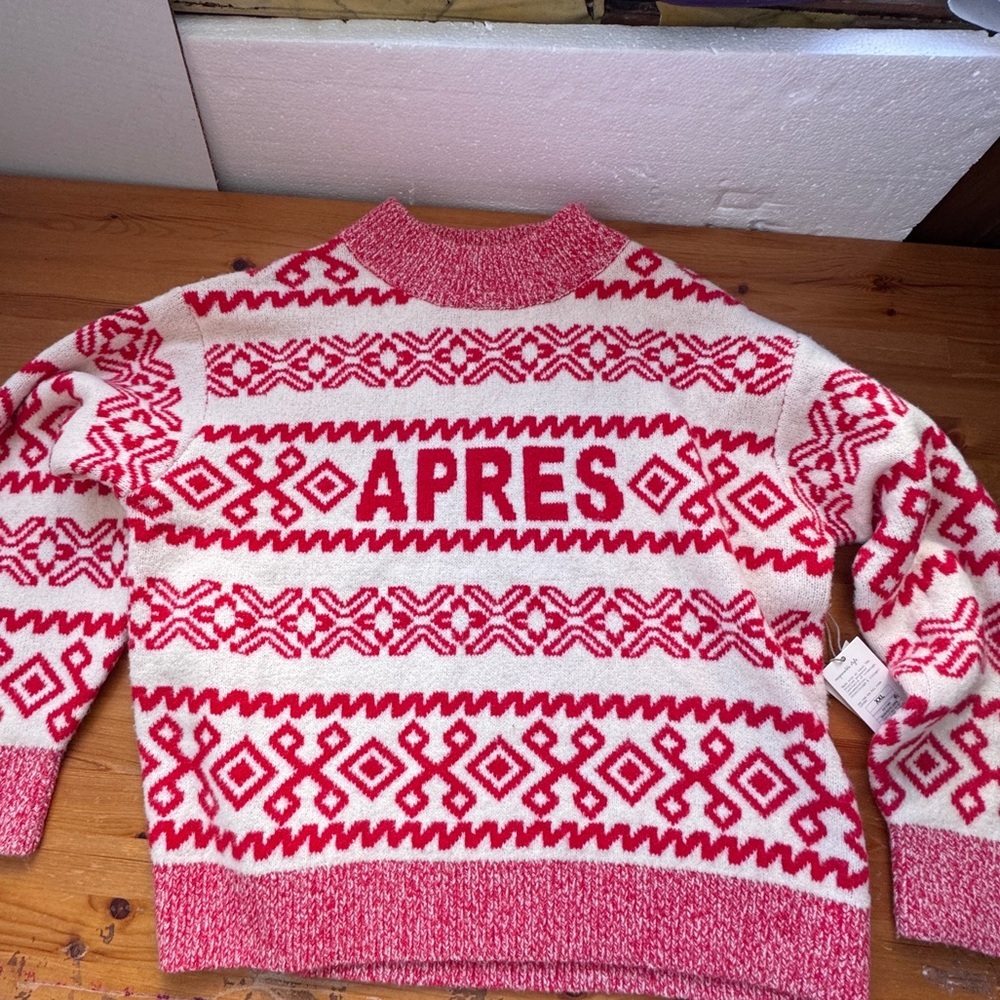 A new day ski sweater size xxl nwt
